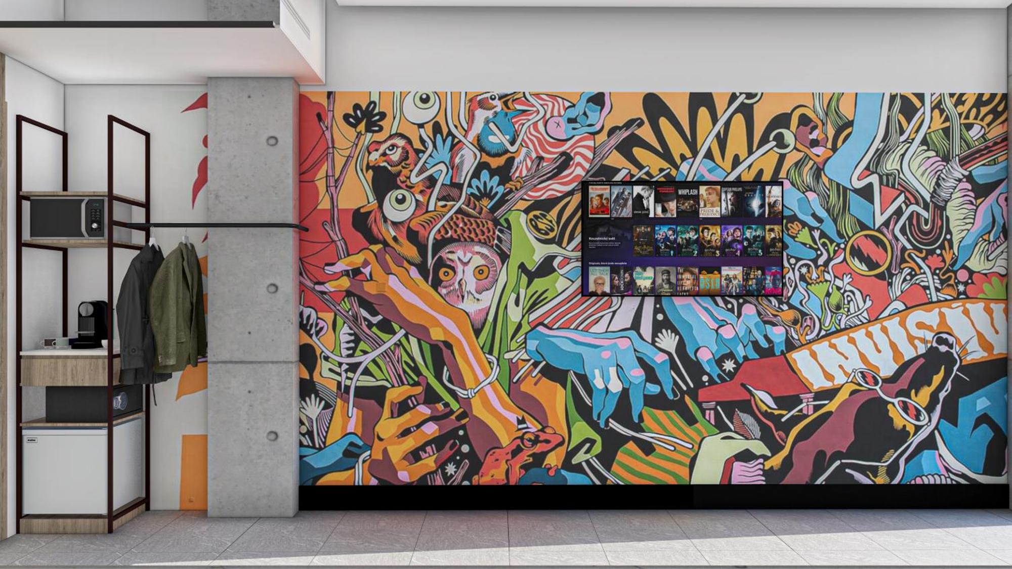 Street Art Hotel Roma Mexico-stad Buitenkant foto