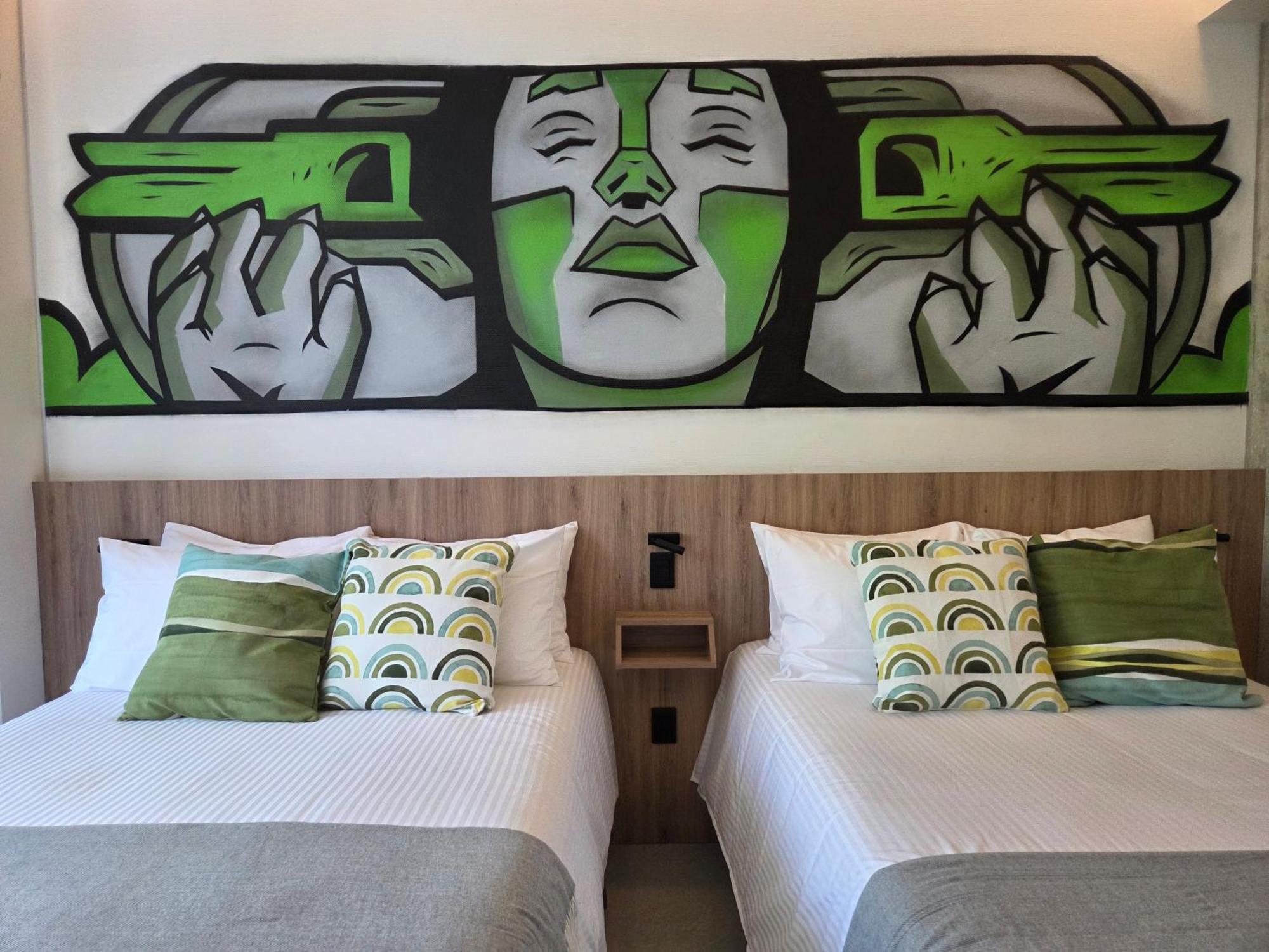 Street Art Hotel Roma Mexico-stad Buitenkant foto