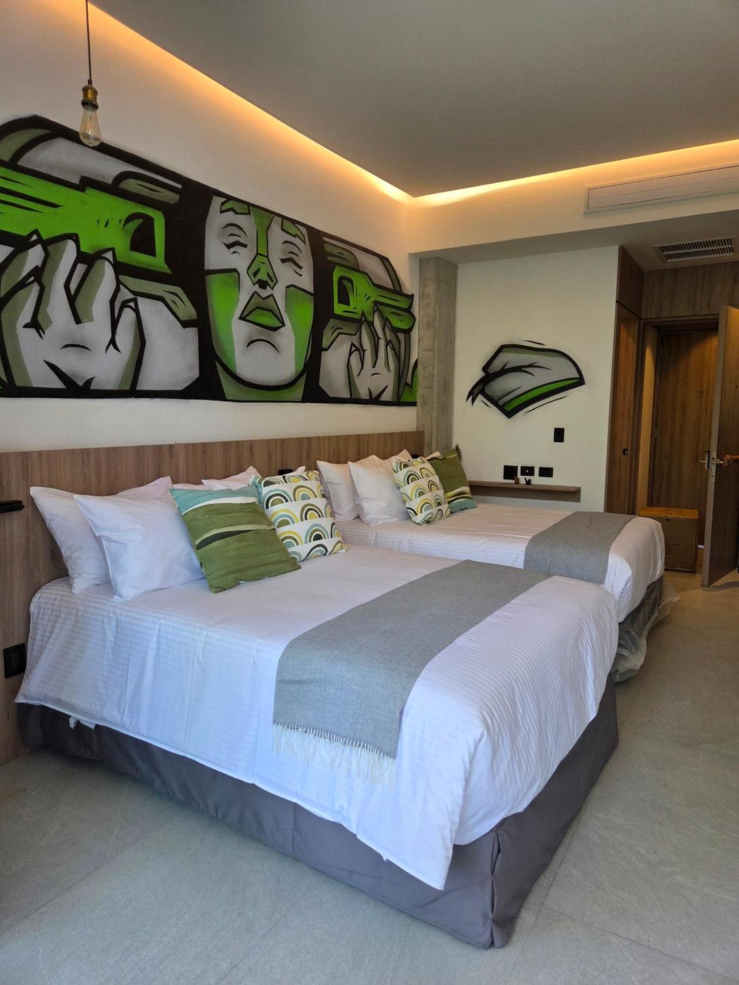 Street Art Hotel Roma Mexico-stad Buitenkant foto