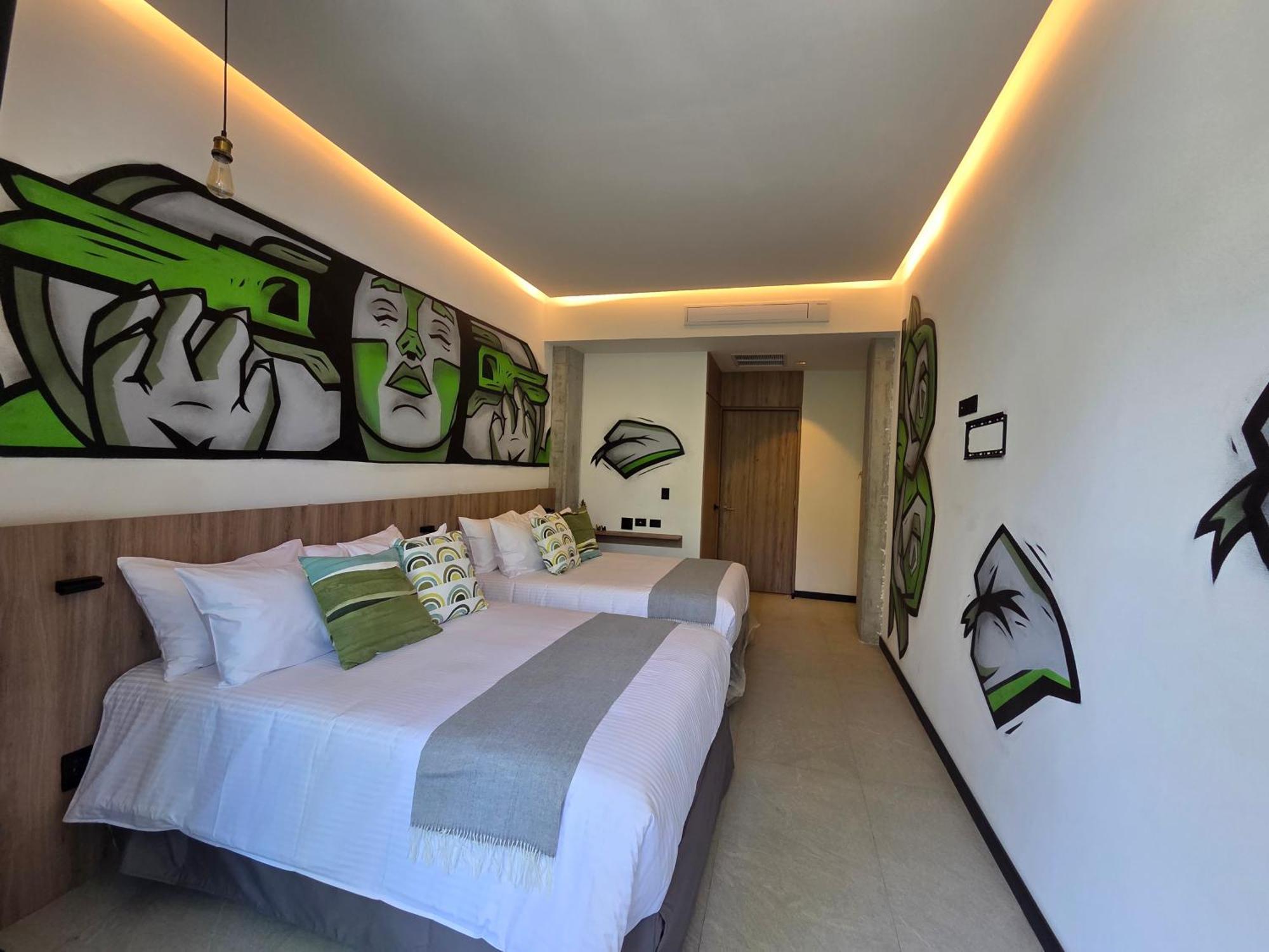 Street Art Hotel Roma Mexico-stad Buitenkant foto