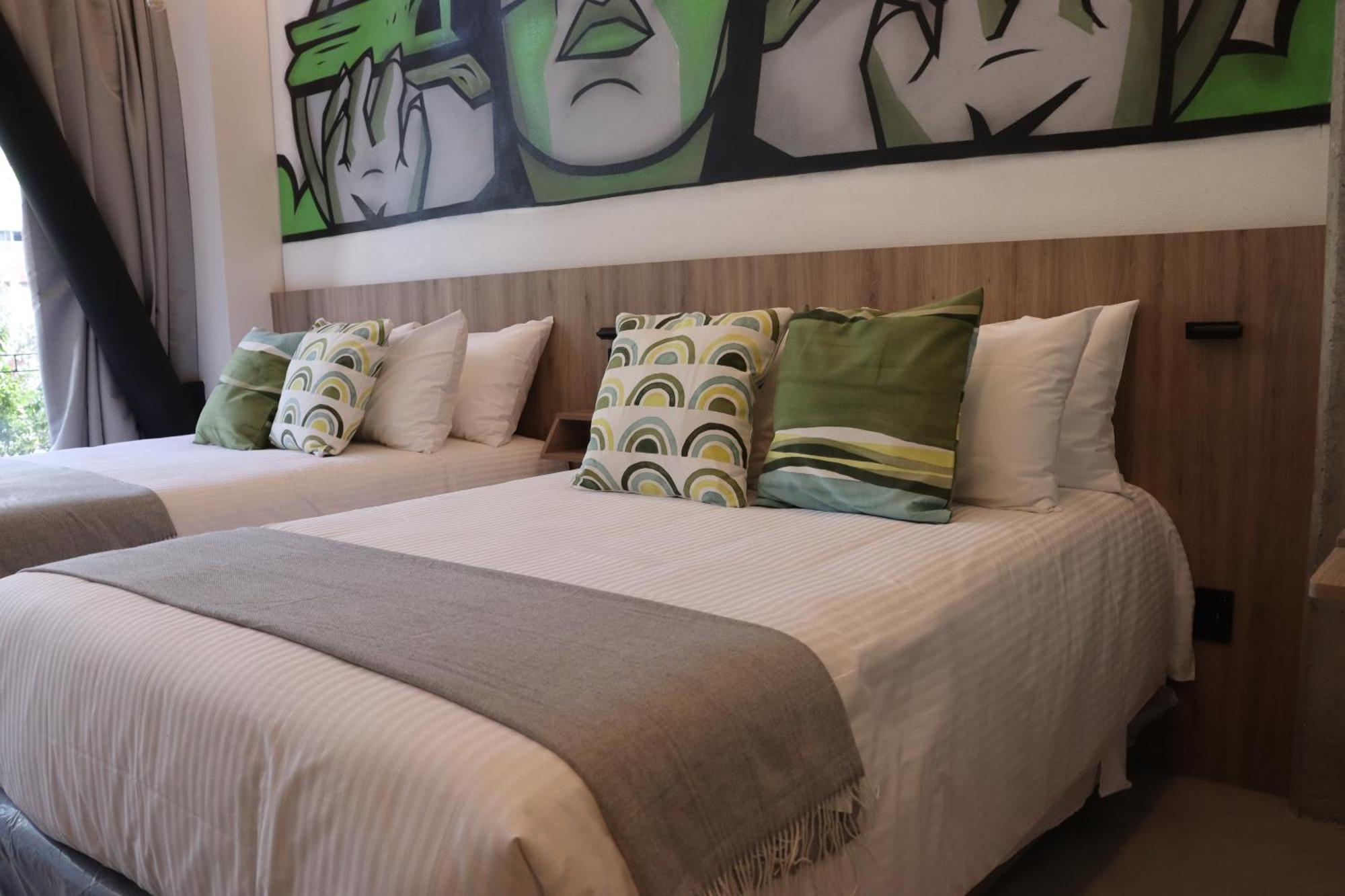 Street Art Hotel Roma Mexico-stad Buitenkant foto