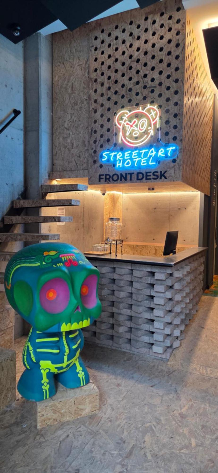 Street Art Hotel Roma Mexico-stad Buitenkant foto