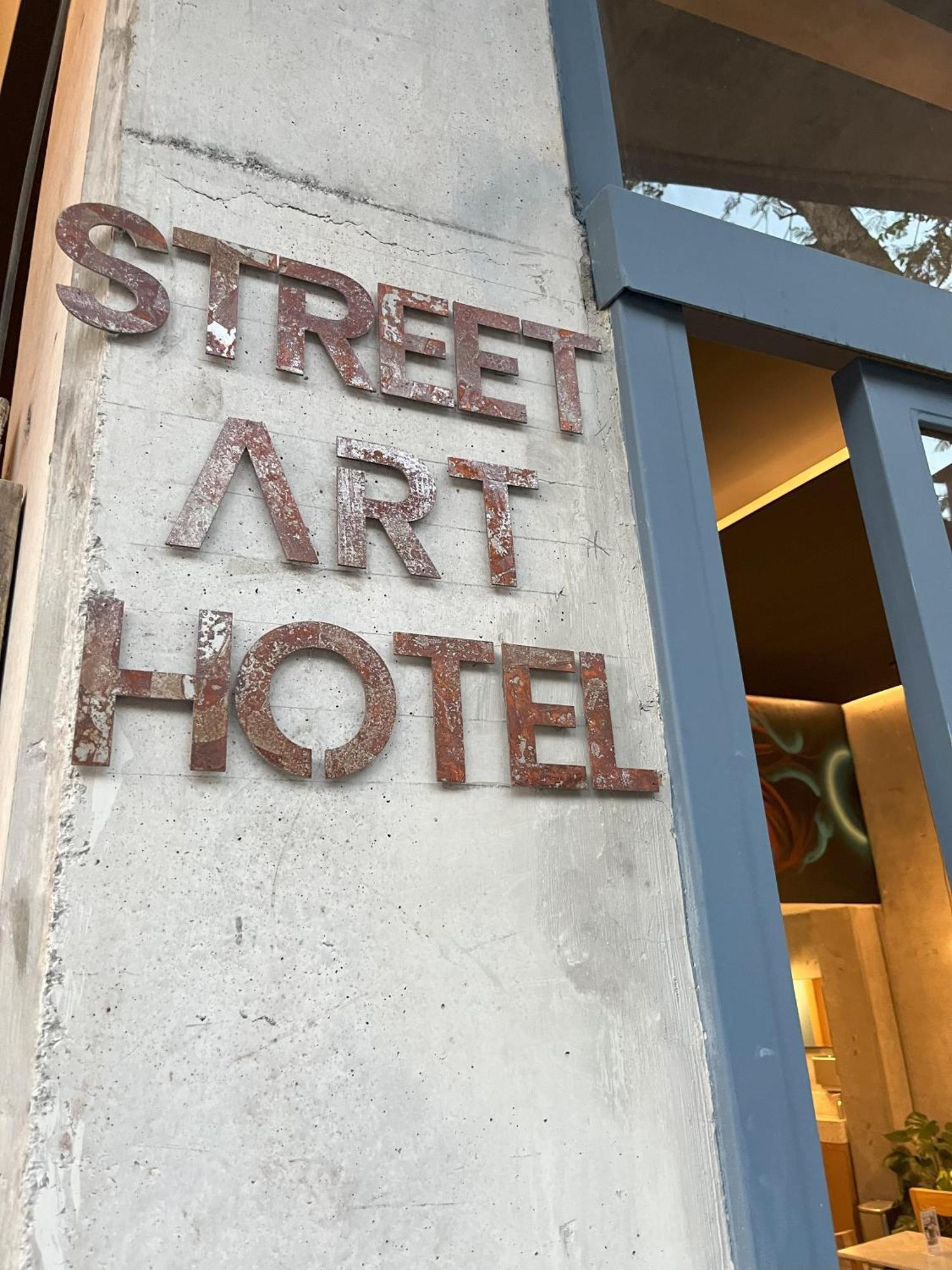 Street Art Hotel Roma Mexico-stad Buitenkant foto