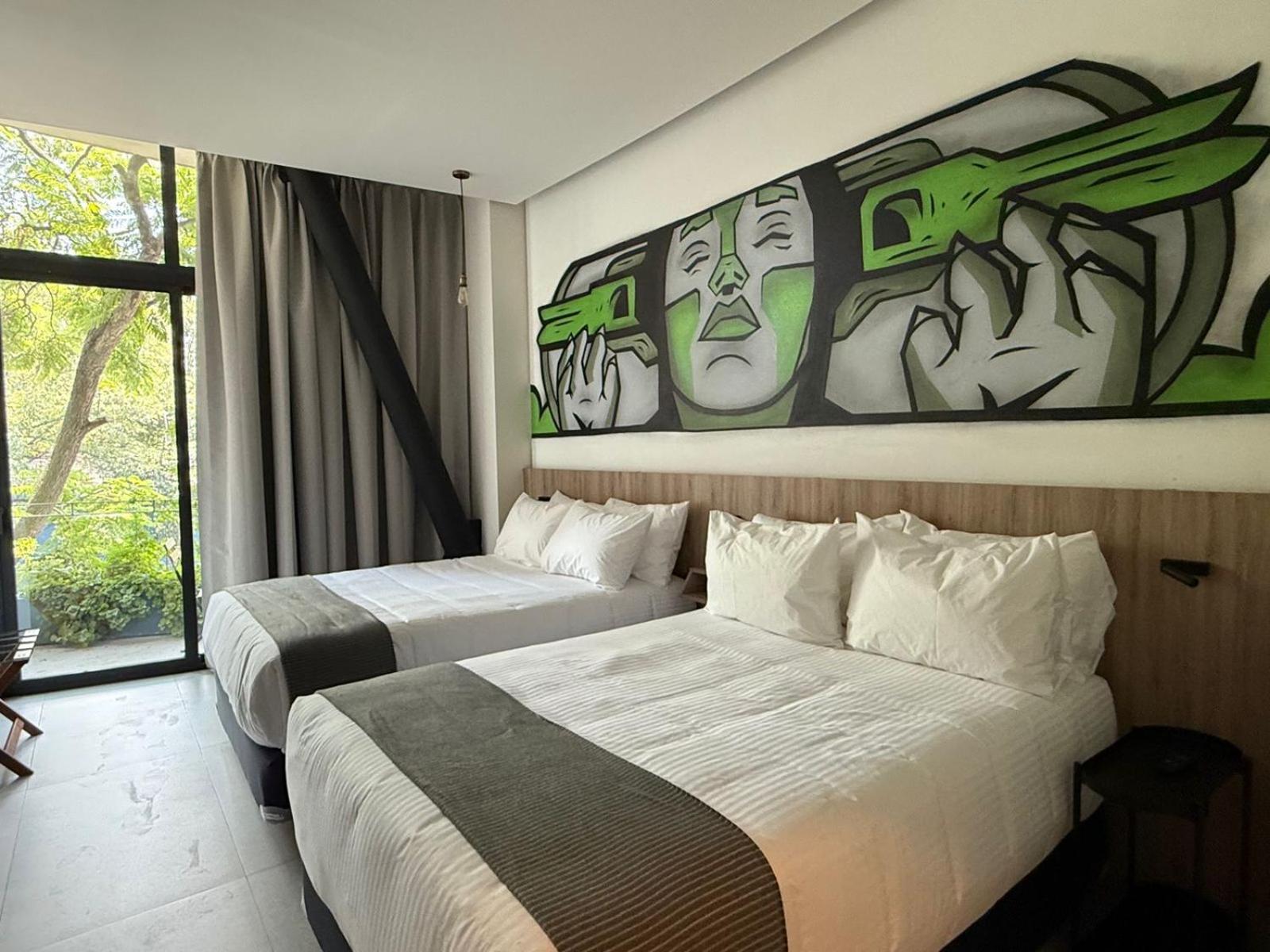 Street Art Hotel Roma Mexico-stad Buitenkant foto