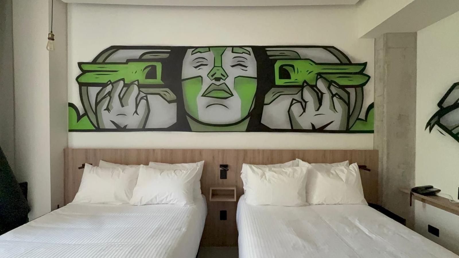 Street Art Hotel Roma Mexico-stad Buitenkant foto