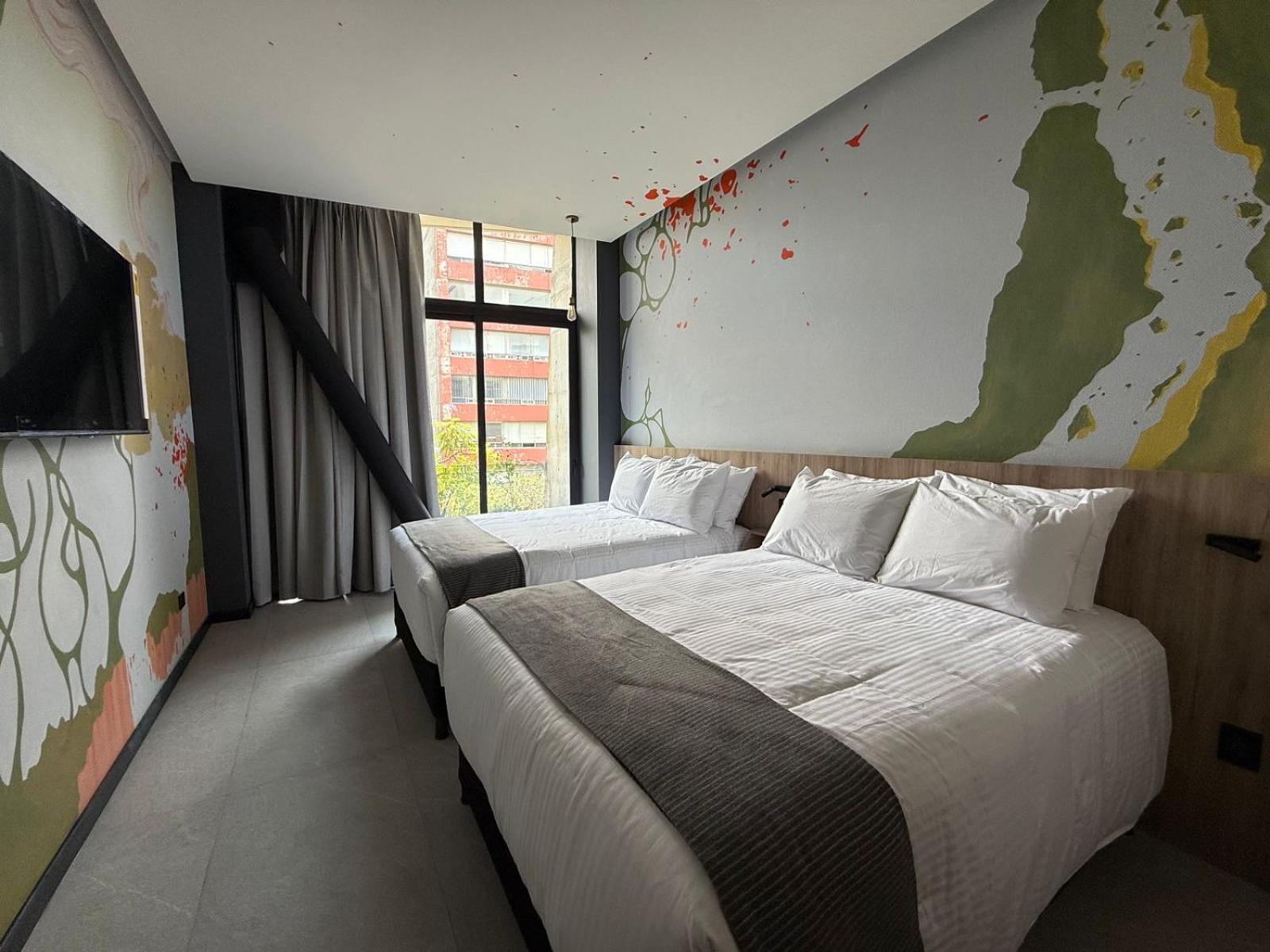 Street Art Hotel Roma Mexico-stad Buitenkant foto