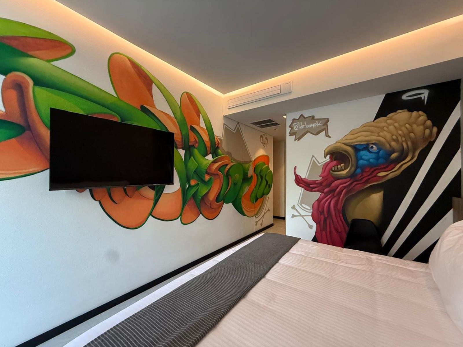 Street Art Hotel Roma Mexico-stad Buitenkant foto